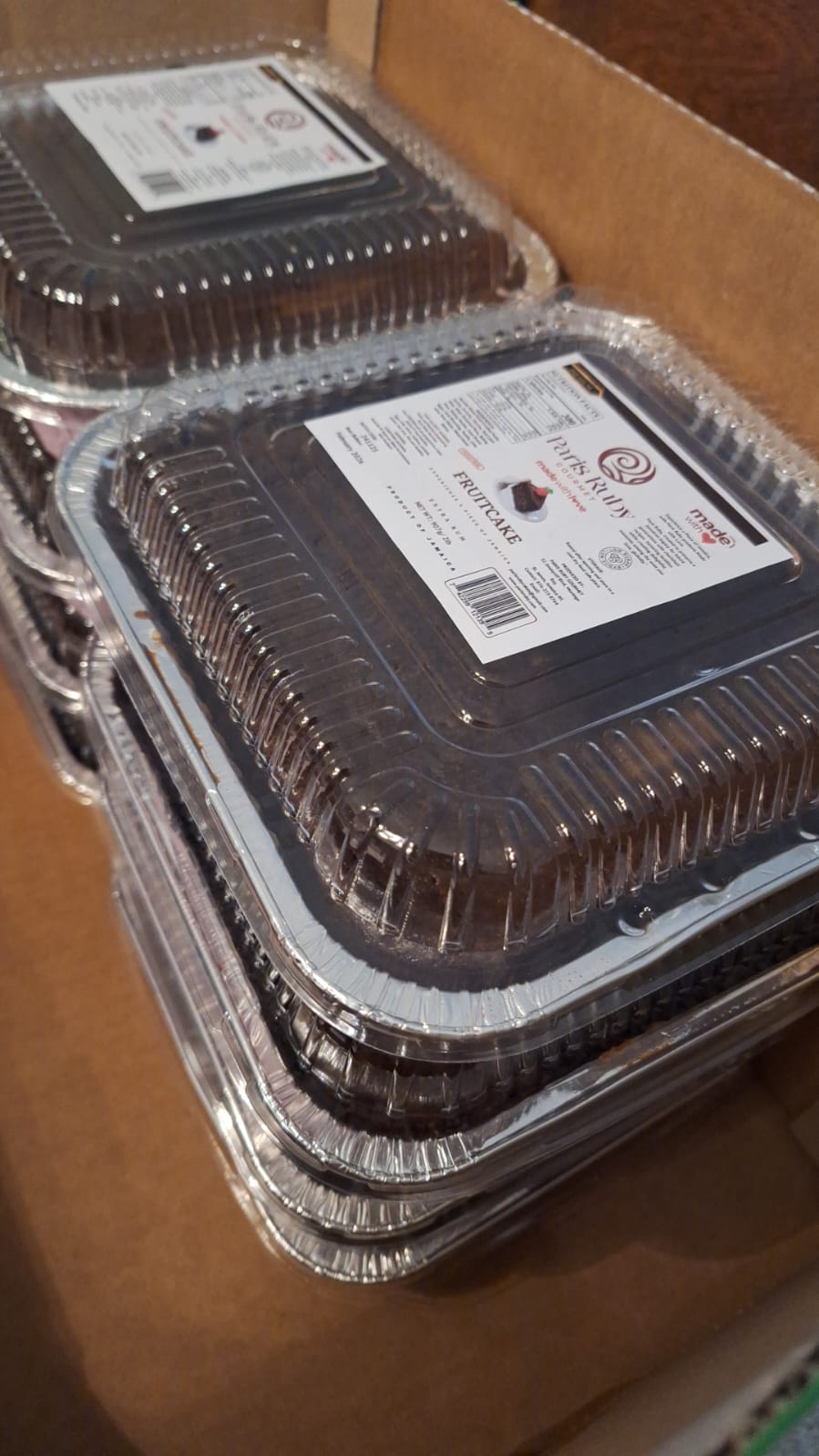 2lb Paris Ruby Fruitcake