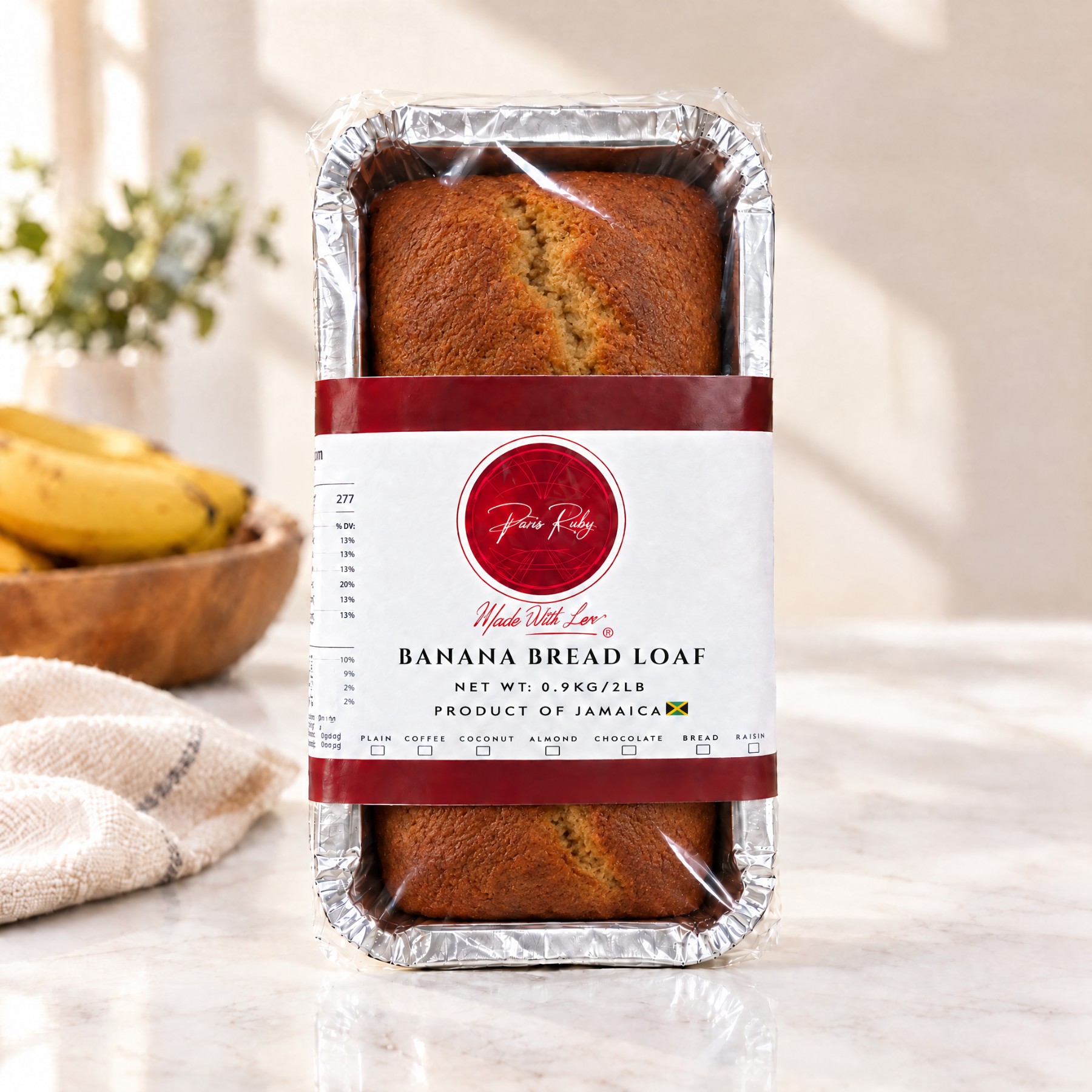 Paris Ruby Banana Bread